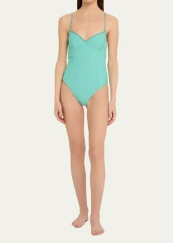 Ramy BrookBraided Jayda One-Piece Swimsuit