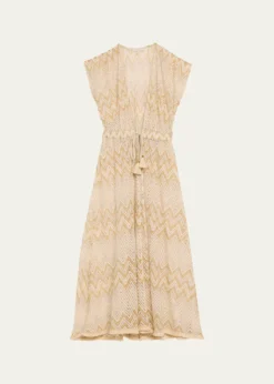 Ramy BrookChevron Katherine Caftan Coverup