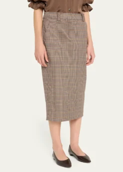 Ramy BrookClarissa Plaid Midi Skirt