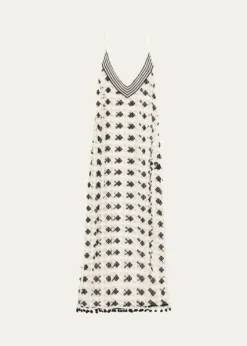 Ramy BrookCleo Patterned Sheer Cover-Up Maxi-Dress