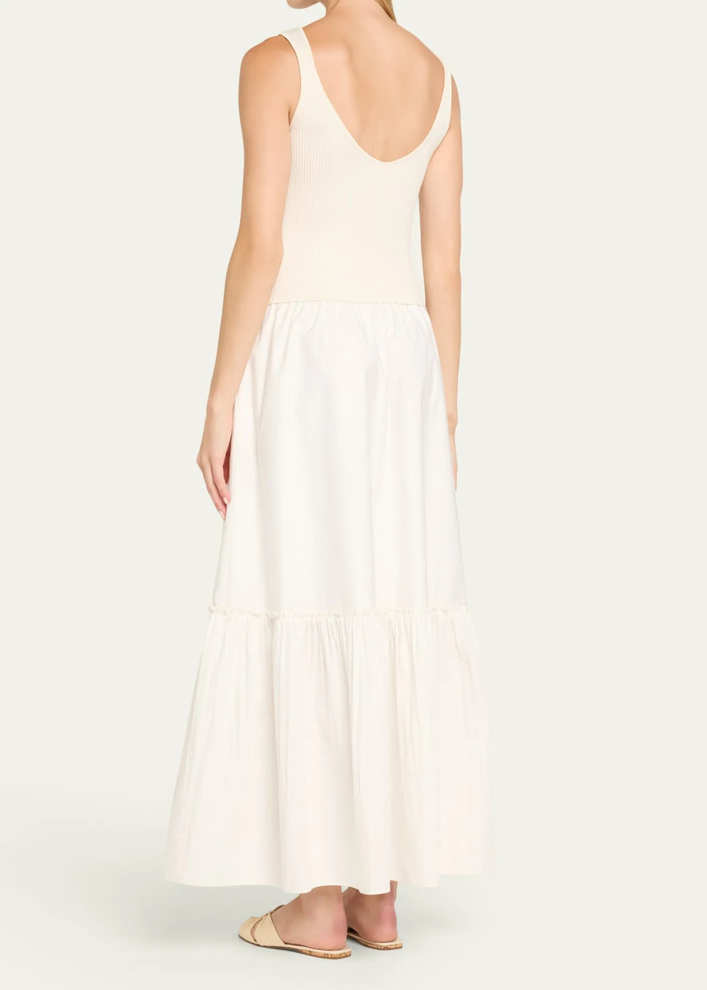 Ramy BrookDawson Mixed-Media Maxi Dress