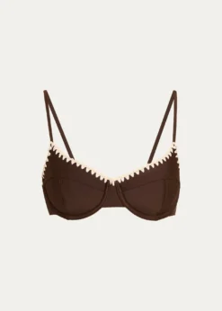 Ramy BrookEmmeline Crochet-Trim Bikini Top