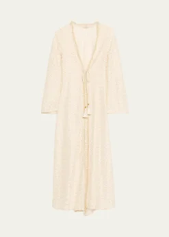 Ramy BrookFatima Metallic Knit Coverup