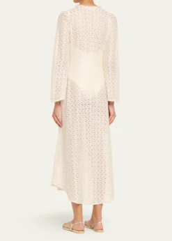 Ramy BrookFatima Metallic Knit Coverup