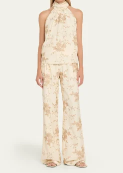 Ramy BrookHeidi Beaded Wide-Leg Pants