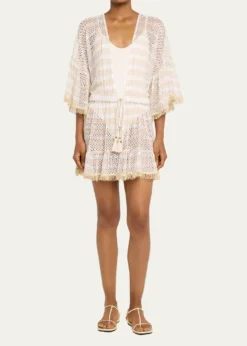 Ramy BrookJewel Striped Knit Coverup Dress