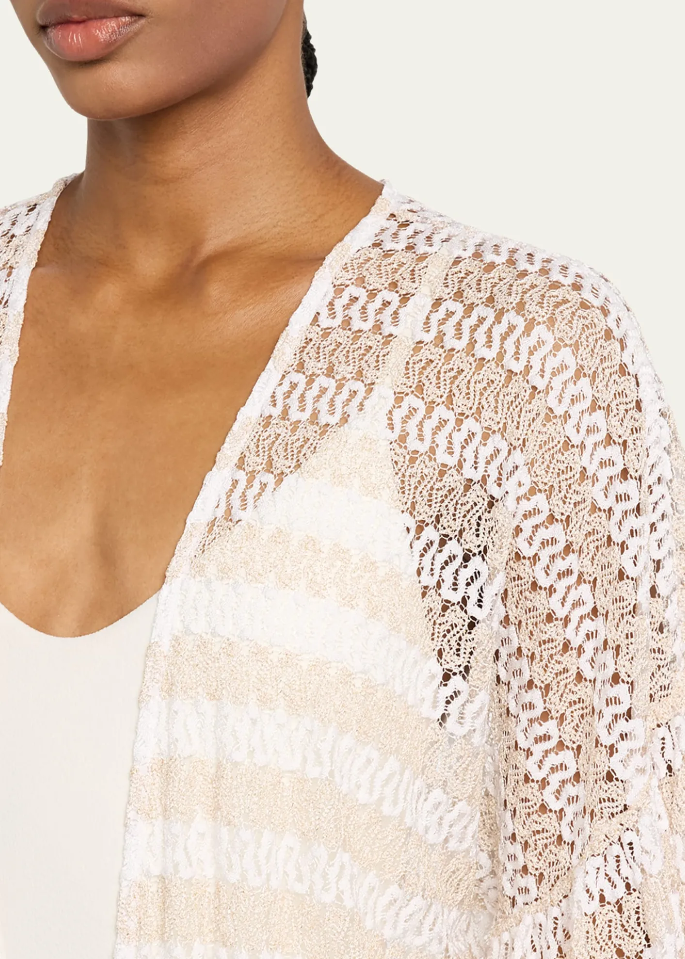 Ramy BrookJewel Striped Knit Coverup Dress