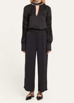 Ramy BrookJolene Embellished Long-Sleeve Blouse