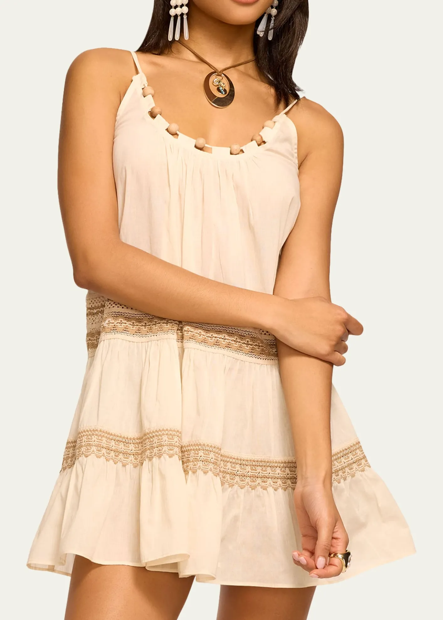 Ramy BrookJovie Embroidered Mini Dress