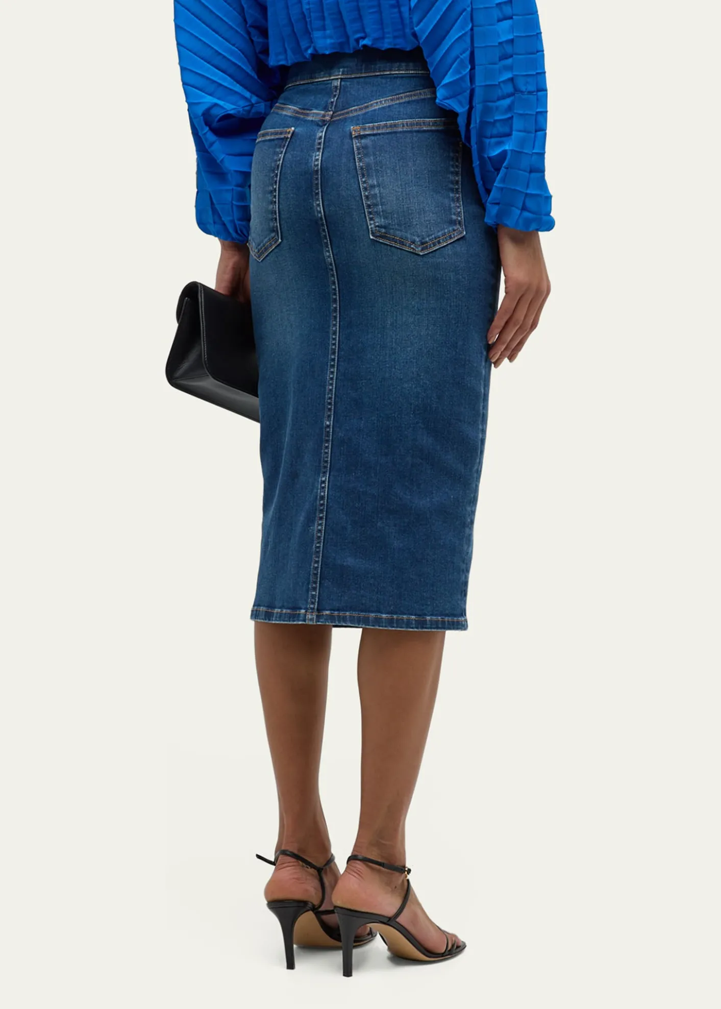 Ramy BrookKarter Denim Midi Skirt