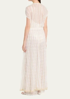 Ramy BrookKatherine Crochet Maxi Dress Coverup