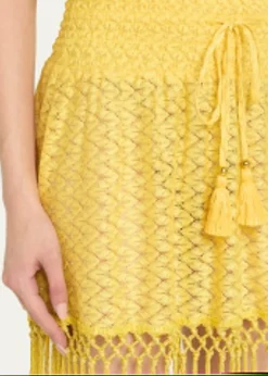 Ramy BrookLauryn Strapless Crochet Mini Dress