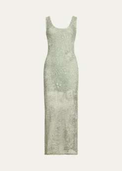 Ramy BrookLiliana Embroidered Crochet Midi Dress