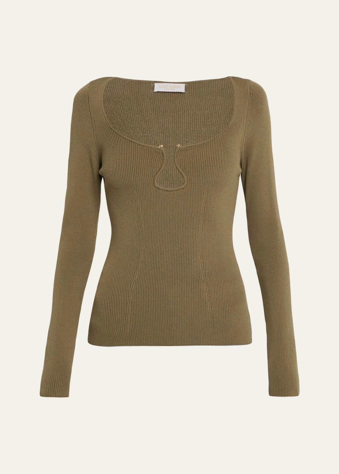 Ramy BrookLylia Ribbed Wavy U-Ring Top