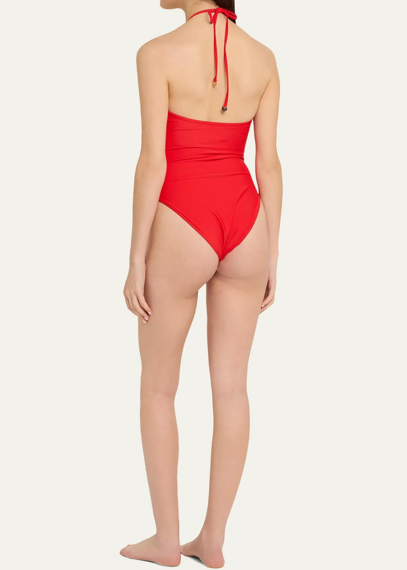 Ramy BrookMarjorie Ring Halter One-Piece Swimsuit