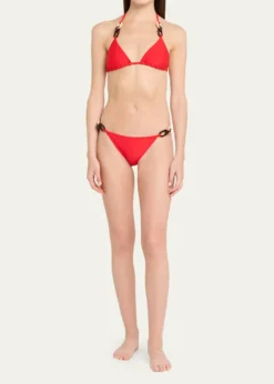 Ramy BrookNancy Ring Triangle Bikini Top