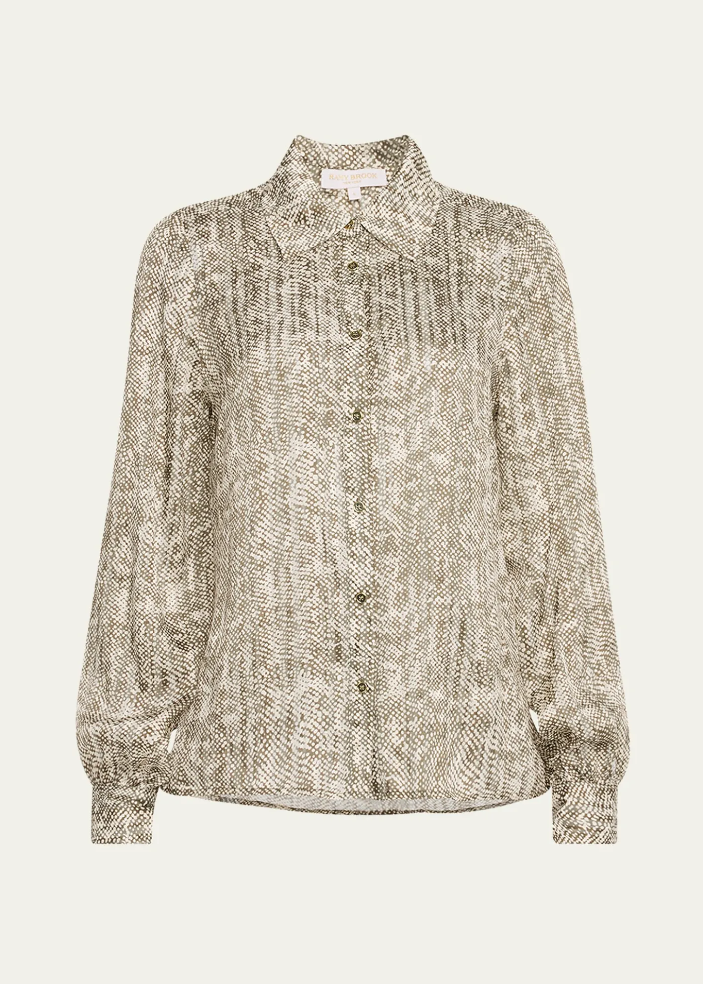 Ramy BrookPauline Button-Front Silk Blouse