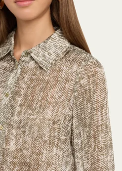 Ramy BrookPauline Button-Front Silk Blouse
