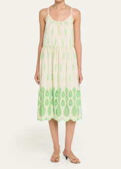 Ramy BrookSandra Embroidered Midi Dress
