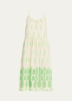 Ramy BrookSandra Embroidered Midi Dress