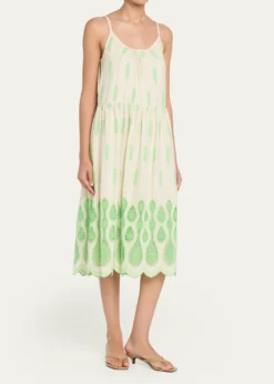 Ramy BrookSandra Embroidered Midi Dress