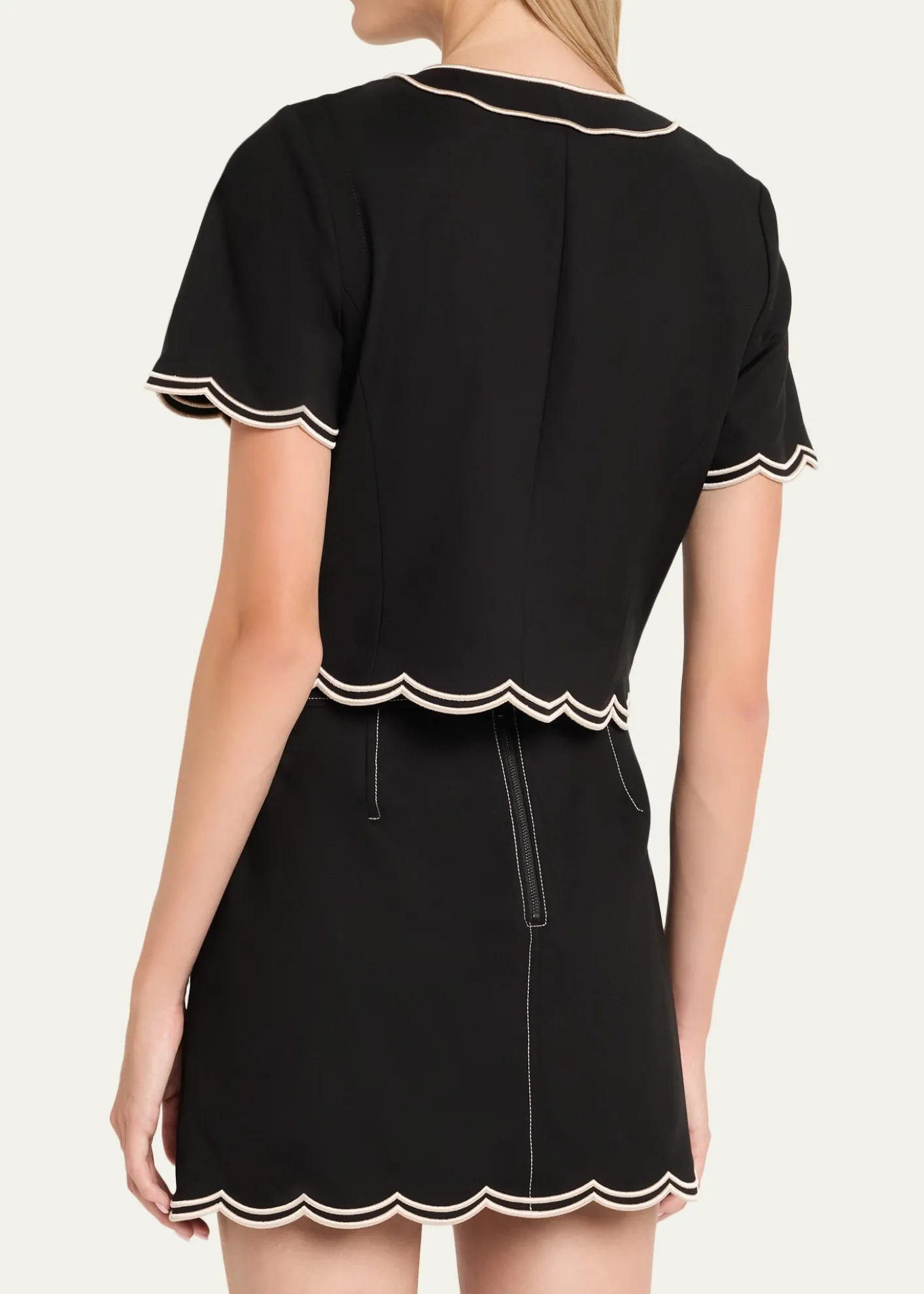 Ramy BrookSandra Scallop-Trim Top
