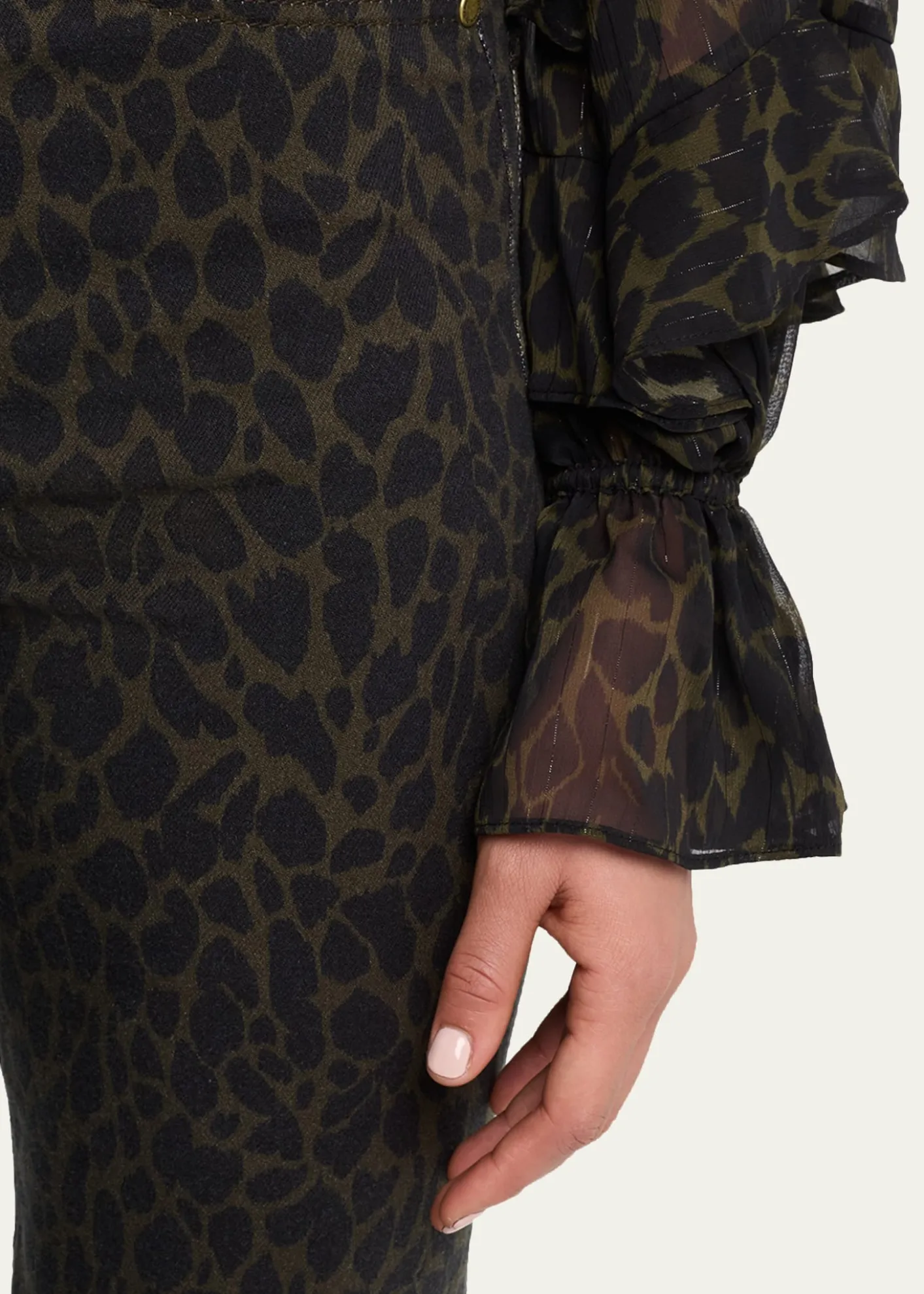 Ramy BrookTyra Printed Wide-Leg Jeans