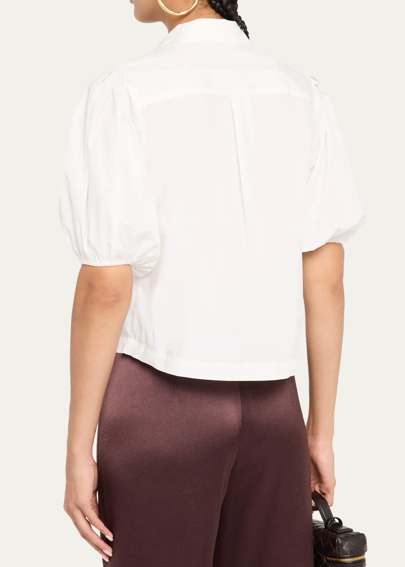 Ramy BrookValeria Puff-Sleeve Cotton Shirt