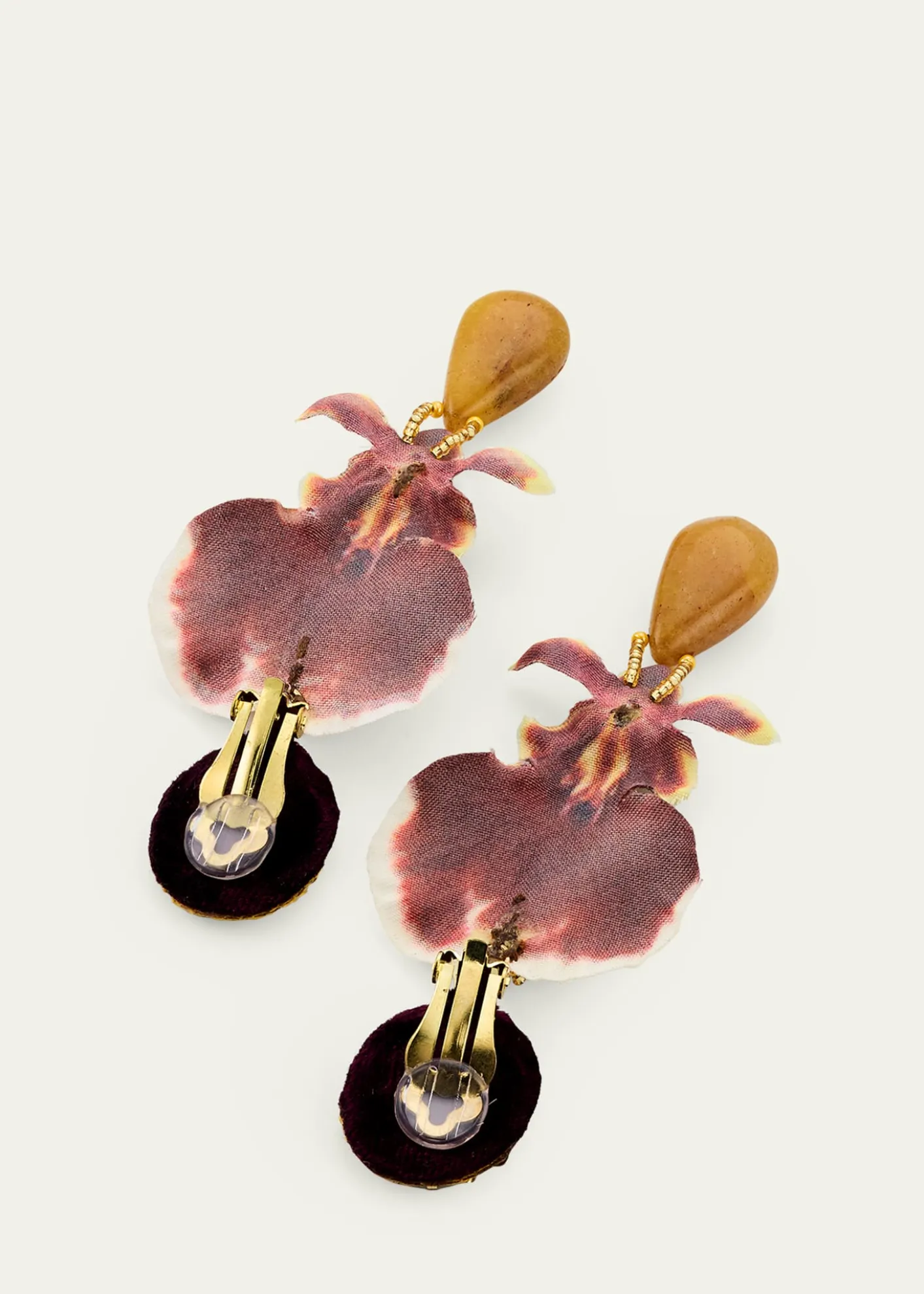 Ranjana KhanMidnight Orchid Earrings