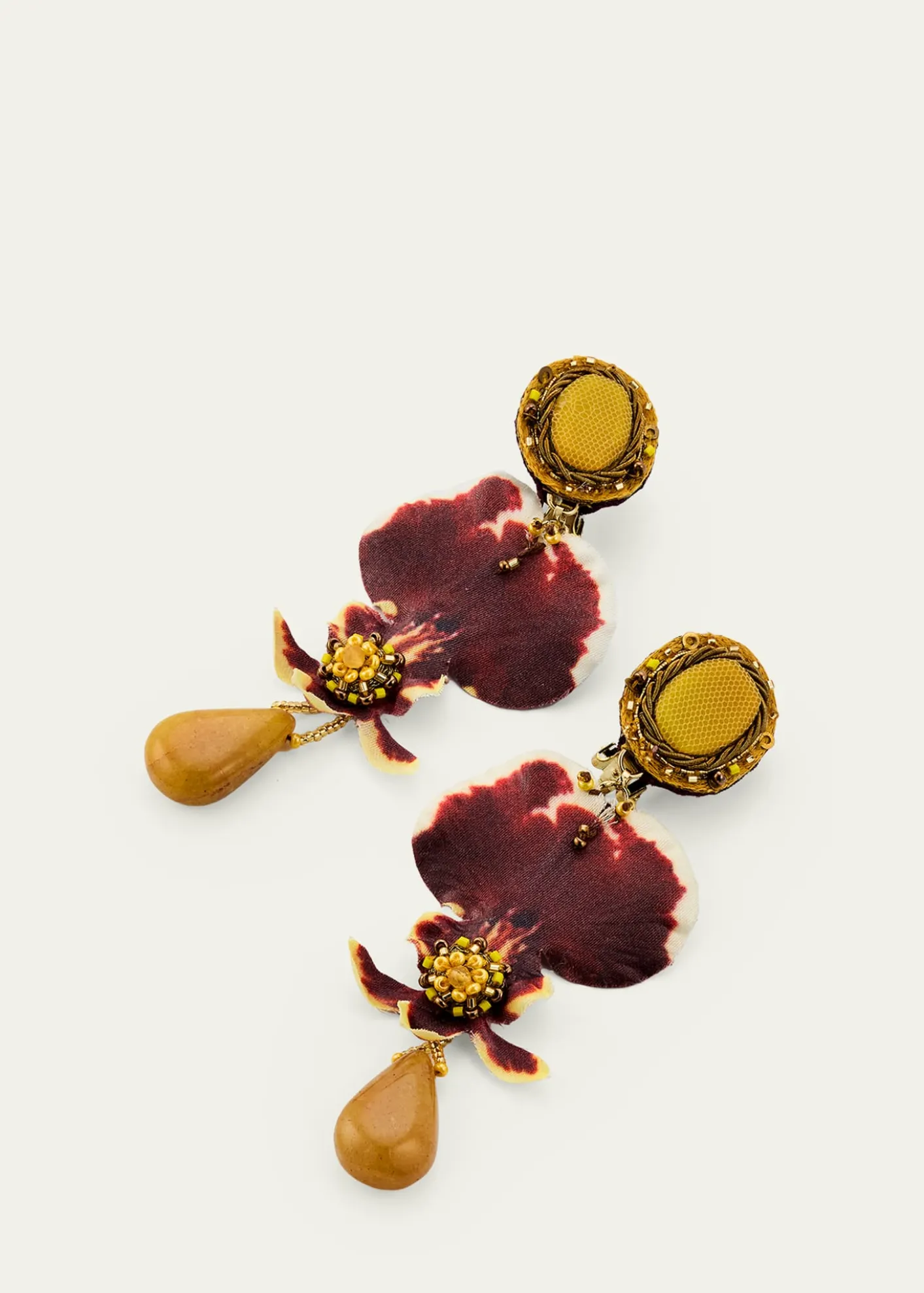 Ranjana KhanMidnight Orchid Earrings