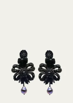 Ranjana KhanBeaded Bow Clip-On Earrings
