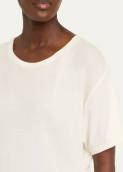 R13Cashmere-Blend Tight Waist Tee
