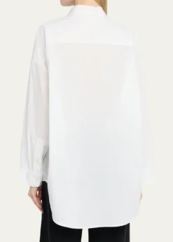 R13Drop Neck Oxford Shirt