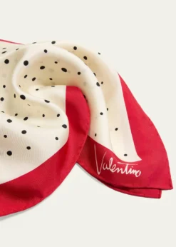 REDValentinoLittle Stars Starry Silk Scarf