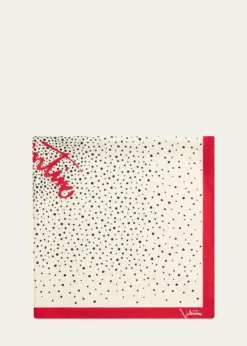 REDValentinoLittle Stars Starry Silk Scarf