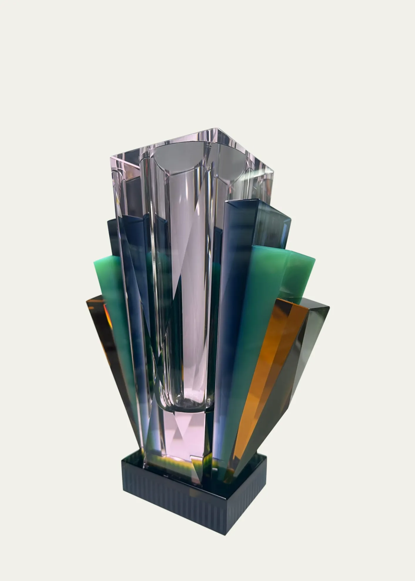 Reflections CopenhagenSouth Beach Crystal Vase, 9"