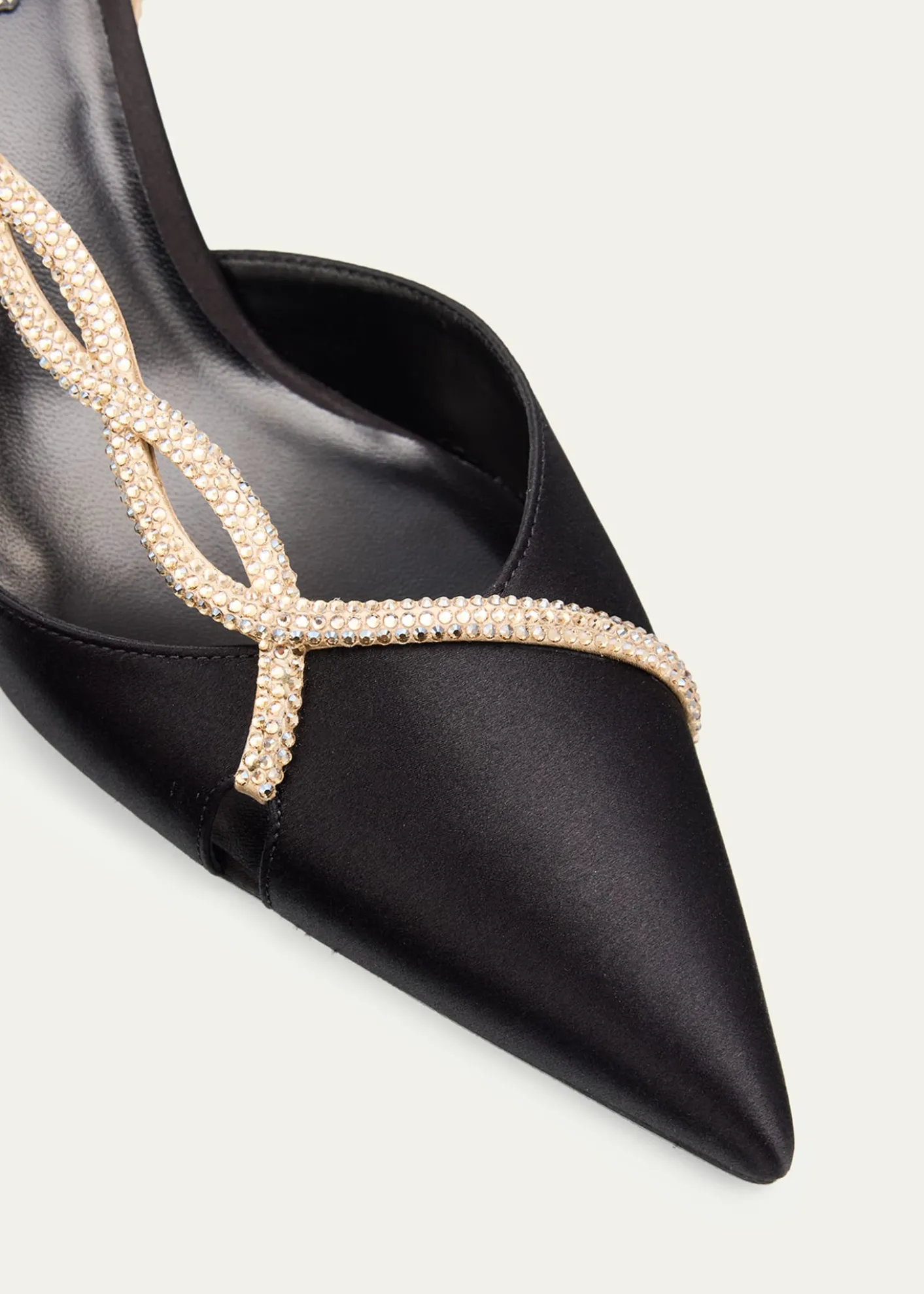 Rene Caovilla80mm Embellished Braided Satin Pumps