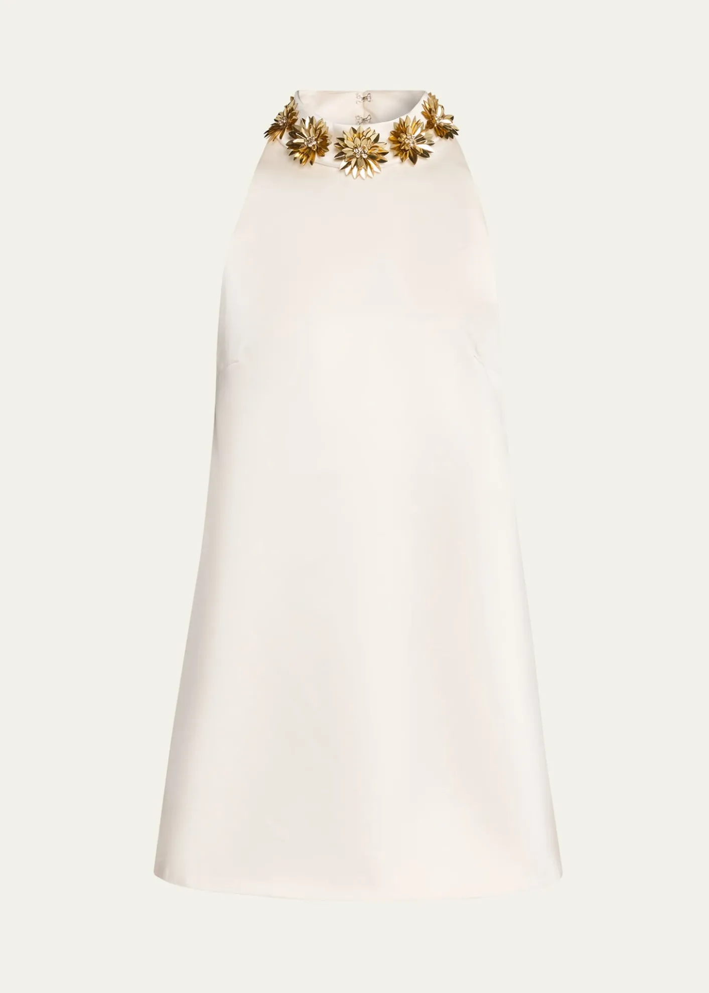 RetrofeteGiacinta Embellished Satin Mini Dress
