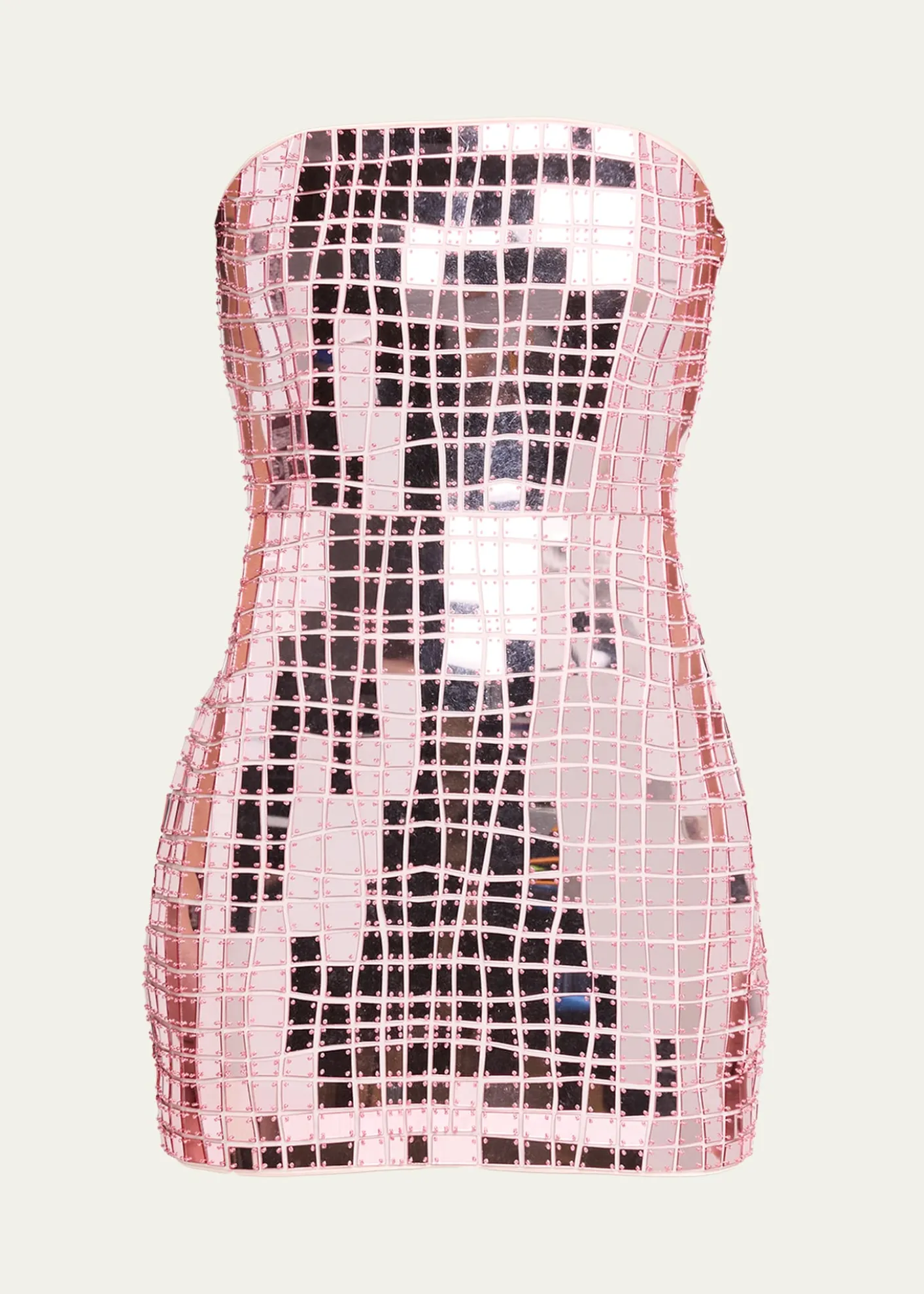 RetrofeteKaleido Strapless Mini Dress