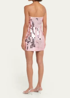 RetrofeteKaleido Strapless Mini Dress