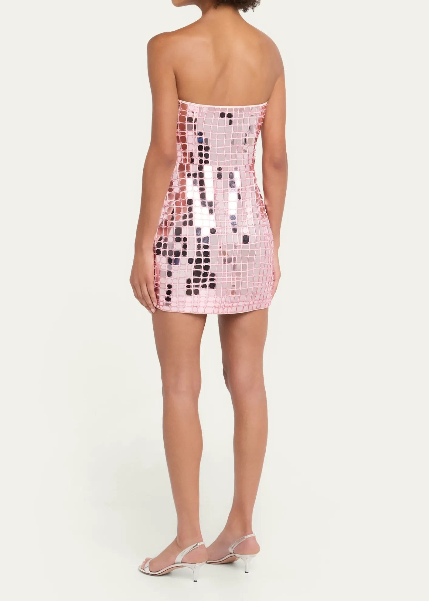 RetrofeteKaleido Strapless Mini Dress