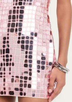 RetrofeteKaleido Strapless Mini Dress