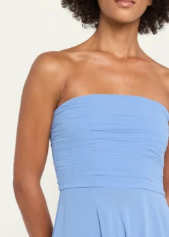 RetrofeteLouisa Strapless Chiffon Dress