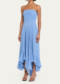 RetrofeteLouisa Strapless Chiffon Dress