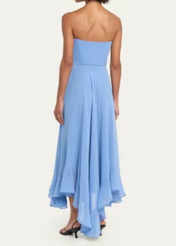 RetrofeteLouisa Strapless Chiffon Dress