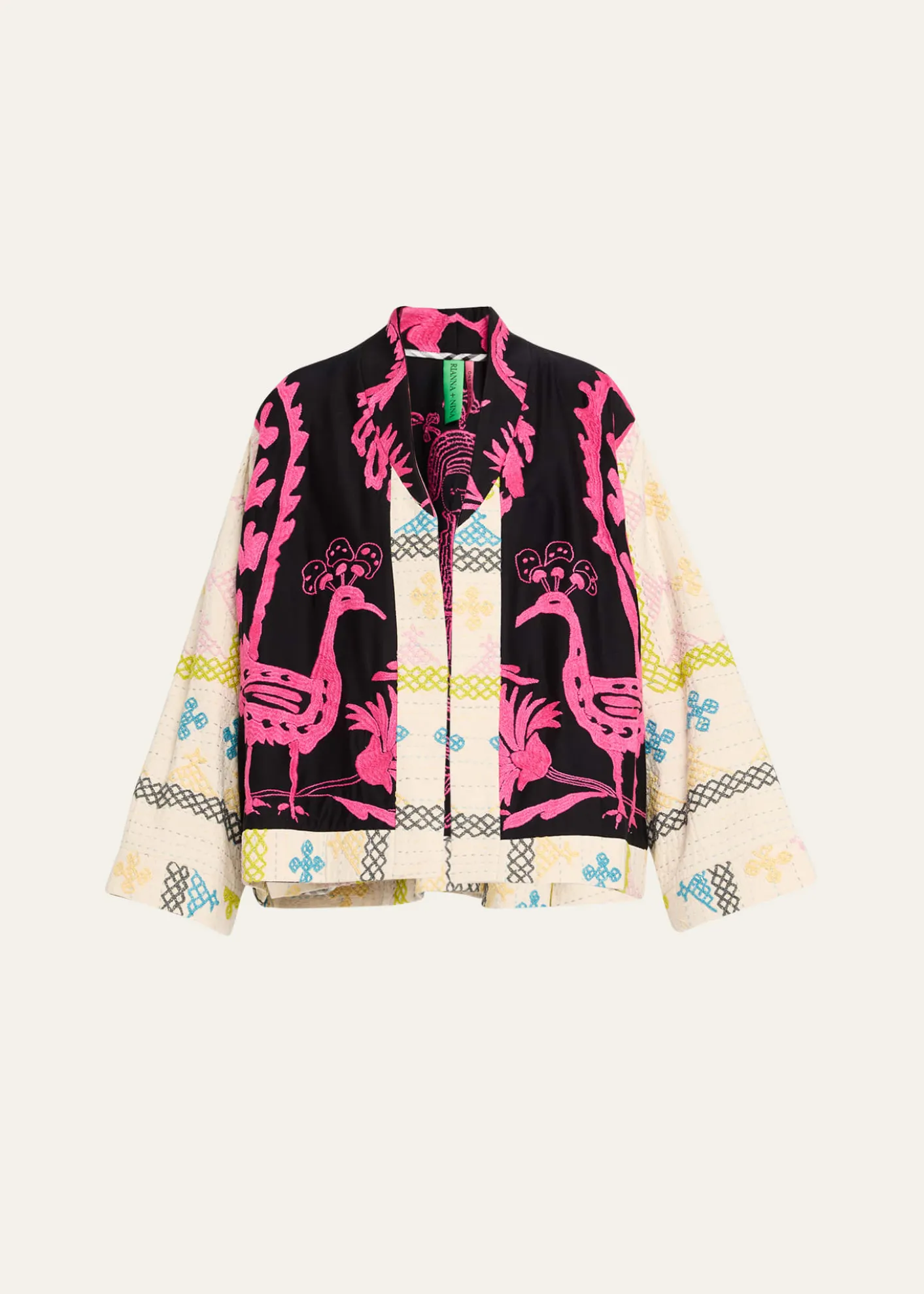 Rianna + NinaEmbroidered Kimono Jacket
