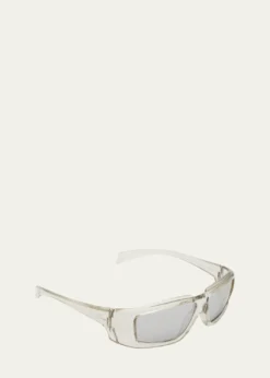 Rick OwensMen's Rick Clear Frame Square Sunglasses