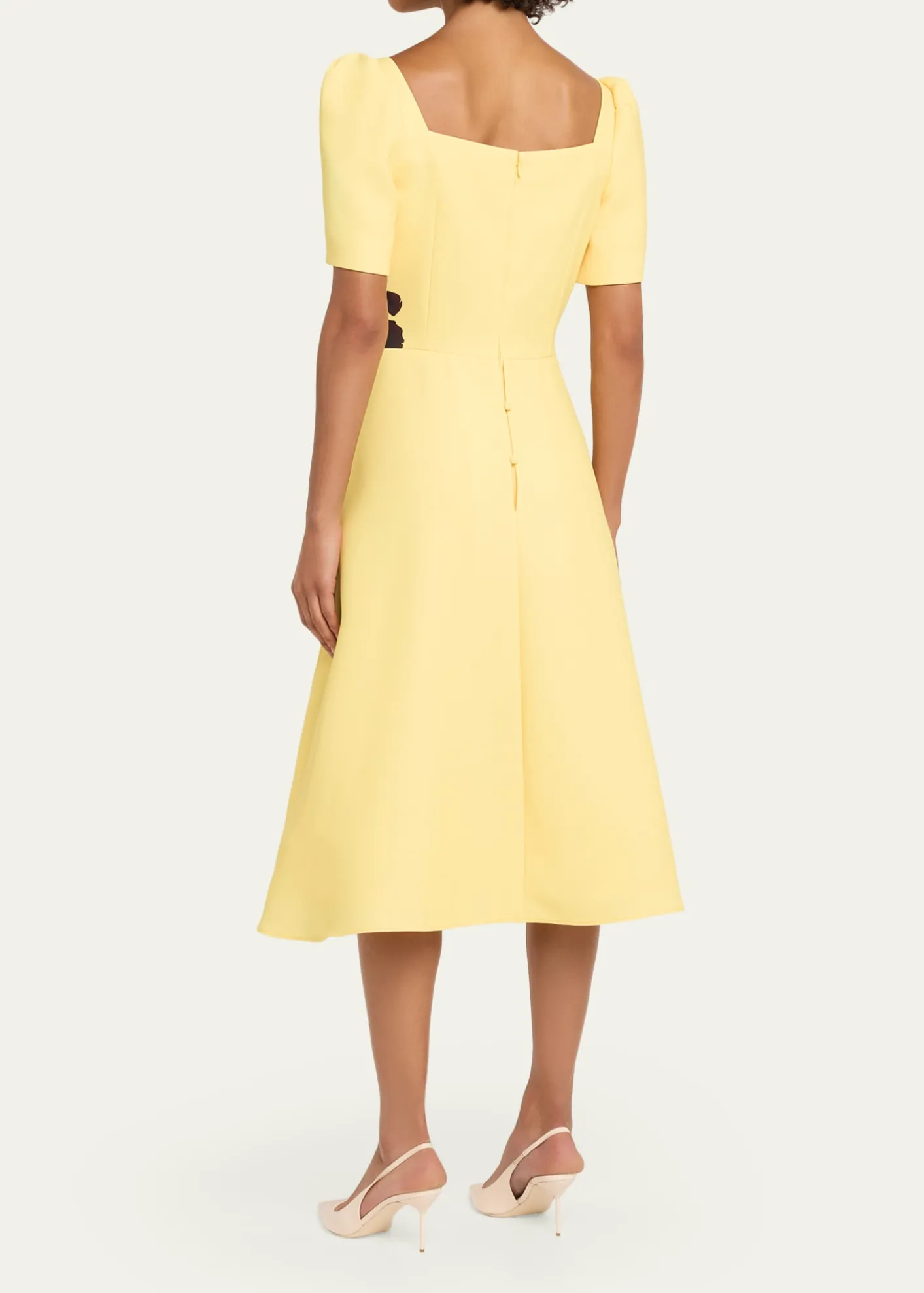 Rickie Freeman for Teri JonFloral-Print Scuba Midi Dress