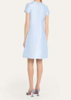 Rickie Freeman for Teri JonFloral-Print Faille Dress
