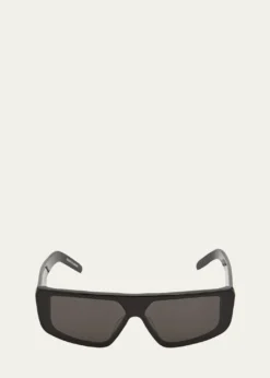 Rick OwensMen's Performa Flat-Top Shield Sunglasses